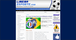 Desktop Screenshot of limeiraesporte.com